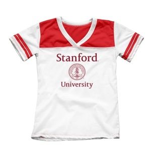 Stanford University Youth Girls V Neck Tee